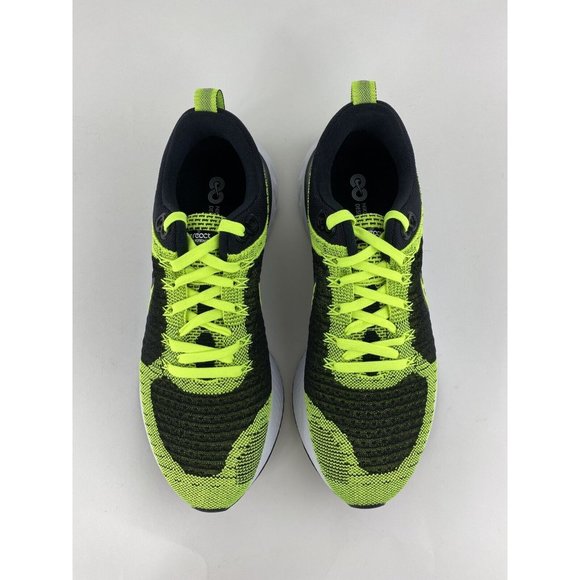 Nike React Infinity Run Flyknit 2 Volt Black Men's Sneakers Shoes CT2357 700 - Picture 9 of 12